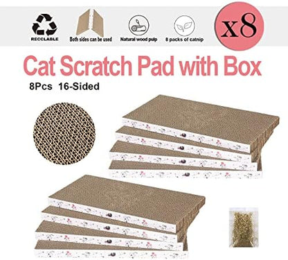 Catinarla animal pattern side detail on white background scratch pad