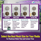 Aquatic Experts three by eight inch aquarium media bags