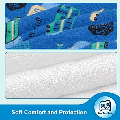 Close-up view of the interior six layer absorbent crotch construction featuring the soft muslin and cotton lining.