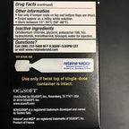 OCuSOFT Retaine MGD single dose preservative free vials for dry eye treatment