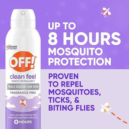 Off! Clean Feel 5 ounce aerosol bug spray canister