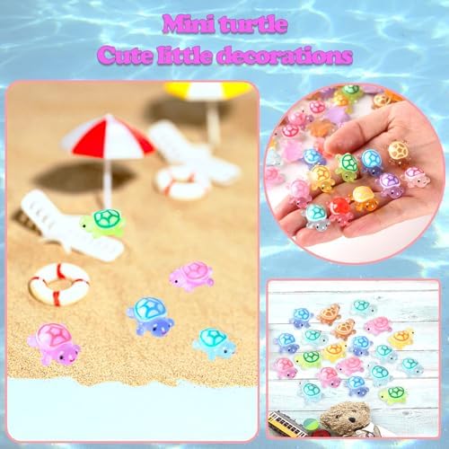 Ysofun mini resin animals utilized as festive marine theme party table decorations and favor props