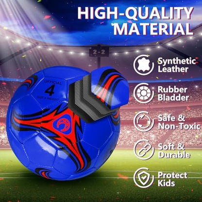 Premium EVA foam soccer balls for indoor and outdoor sports practice.