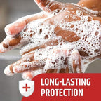 Authentic USA imported HelsRx liquid adhesive bottle showing complete application directions for feet and hands.