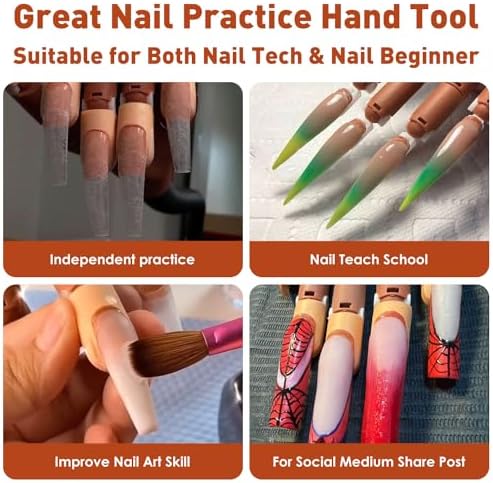 Bornbyme nail trainer hand mounted to a desk surface