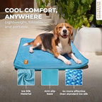 Pelsbarn premium Scandinavian design dog cooling pad on tile floor