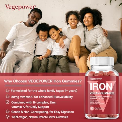 VEGEPOWER dietary supplement packaging showing certified vegan, gluten-free, and non-GMO icons for premium health support.