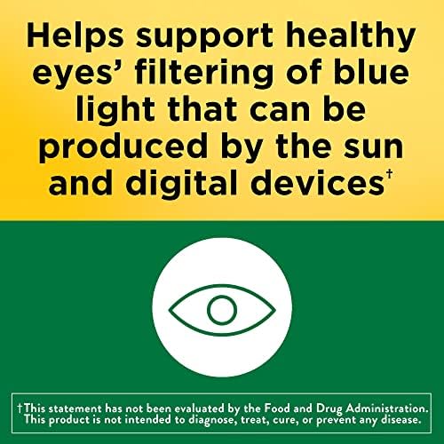Nature Made vision softgels capsule size and texture display