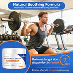 Seebeellar skin fungus relief cream packaging demonstrating treatment for athlete's foot.
