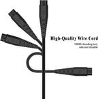 BOEEA replacement grooming clipper charger cord full length view