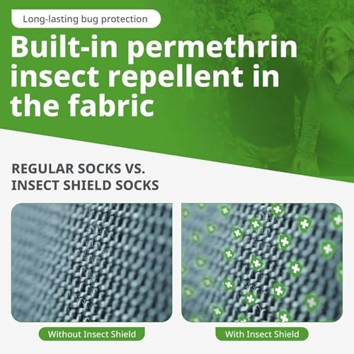 Detailed view of Insect Shield product packaging and branding