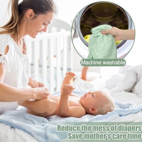 Two pack set of washable diaper pail liners for nursery