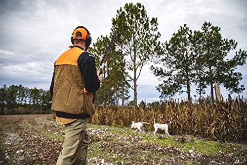 Side profile of Walker's Game Ear passive muff highlighting the ultra low profile design and rubberized exterior coating.