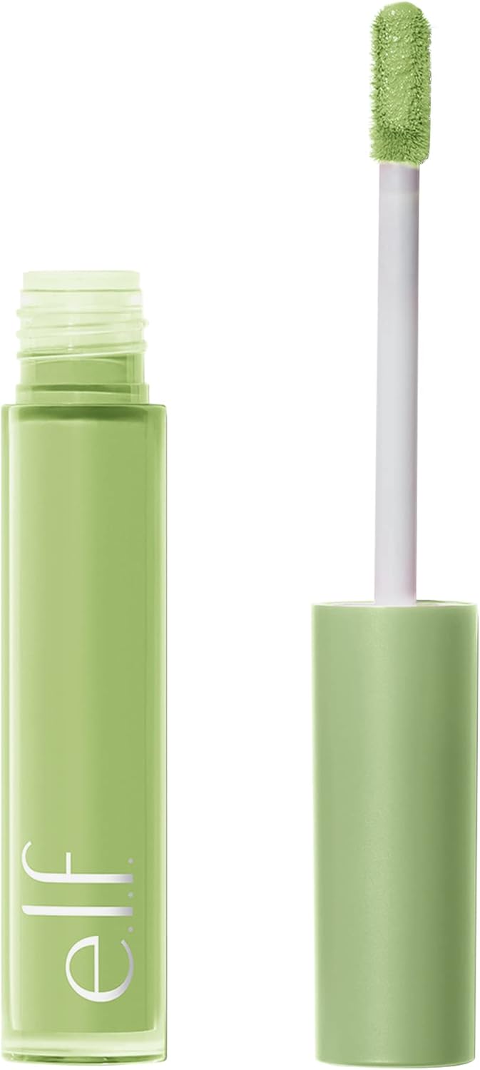 E.l.f. Camo Color Corrector packaging showcasing the green redness neutralizing shade.