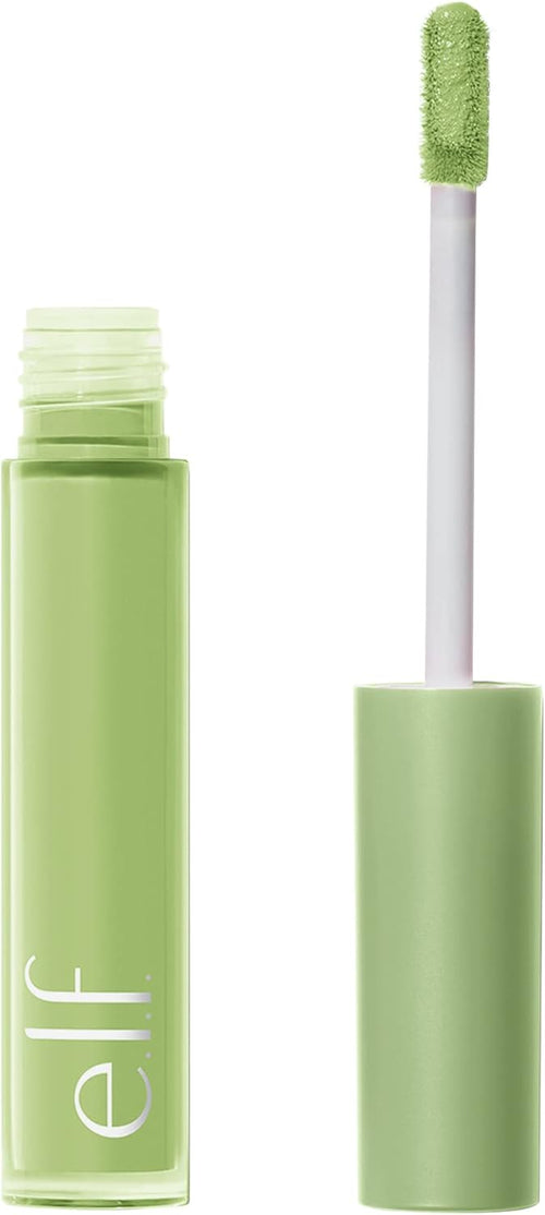 E.l.f. Camo Color Corrector packaging showcasing the green redness neutralizing shade.