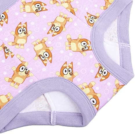 Bluey and Bingo characters printed on authentic imported toddler training underwear