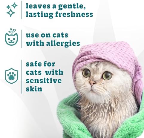 USA imported Espree cat shampoo for sensitive skin packaging detail