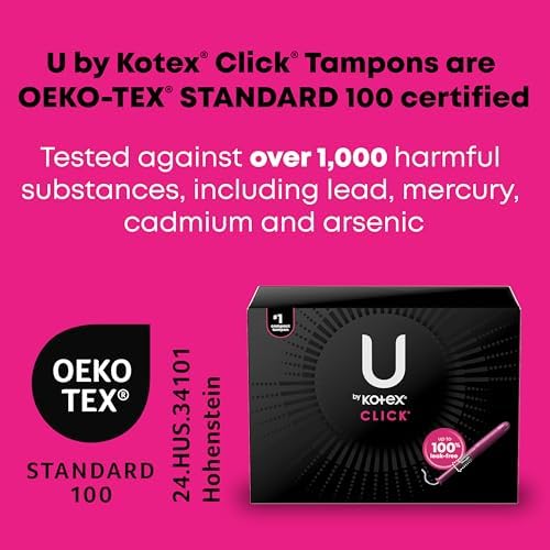 Imported USA Kotex tampons packaging for Indian e-commerce personal care
