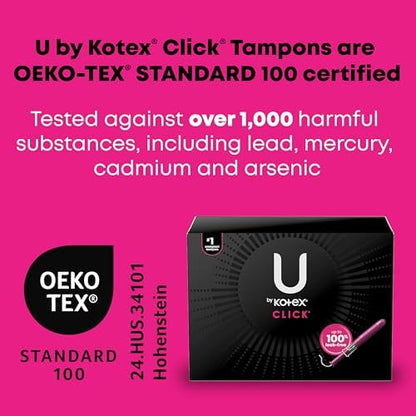 Imported USA Kotex tampons packaging for Indian e-commerce personal care