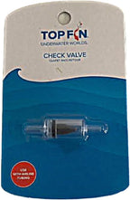 Top Fin Aquarium Check Valve front view package