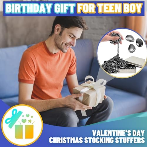 Easter Basket Stuffer for Teens Boy 300pc Fidget Toy Cool Gadget for Teen Girl Office Desk Stuff for Adult Men ADHD Tools Sensory Autism Stress Anxiety Putty Fidgets Beads Balls Stones - Image 7