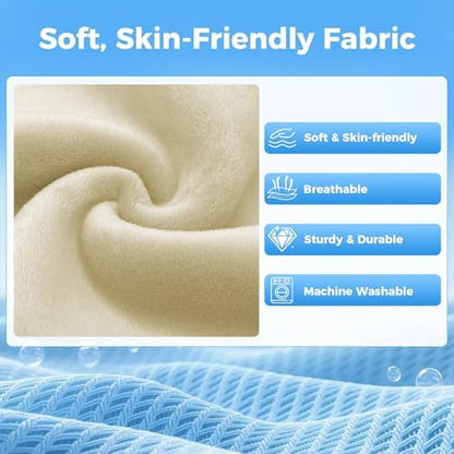 EkoVibe lightweight infant flight bed laid out flat highlighting its premium material construction.