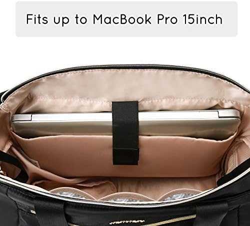 Mommore diaper travel bag displaying insulated bottle pockets