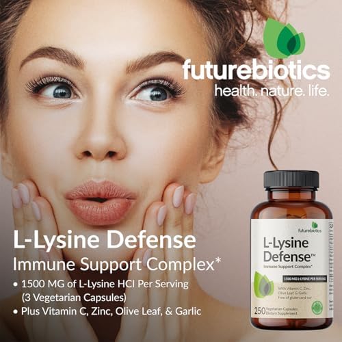Futurebiotics L-Lysine Defense supplement facts and ingredient label