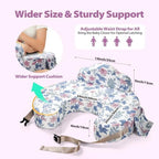 Top view showing the spacious feeding surface of the Acgrow nursing pillow