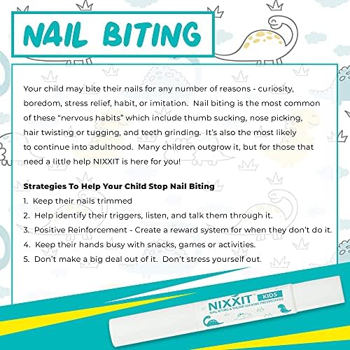 Safe paraben-free anti nail biting solution for kids in portable pen format