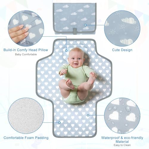 Accmor waterproof foldable baby changing mat folded