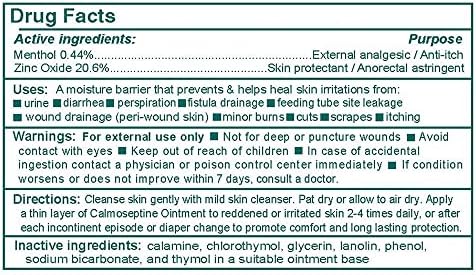 Calmoseptine multi purpose skin ointment twin pack for adult incontinence and minor burn protection