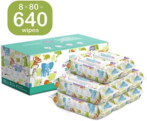 HAPPY BUM Baby Wipe Wet Wipes, Baby Wipes Unscented, 8 Packs, 640 Count - Image 3