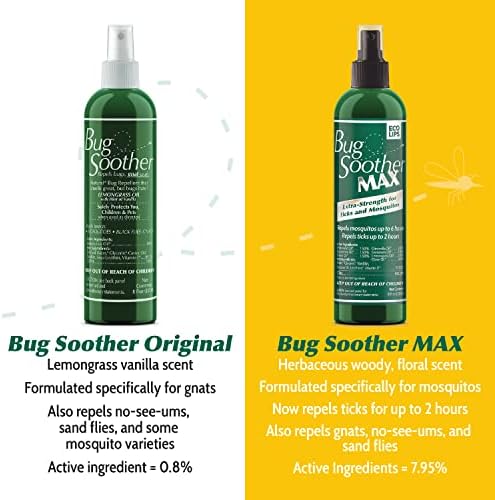 Close up of Bug Soother Max plant based insect repellent