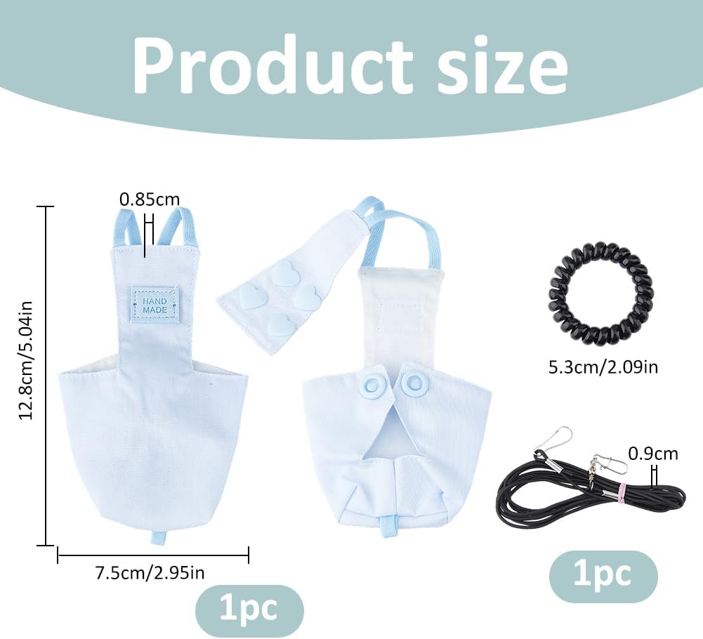 Superfindings washable bird flight suit close up