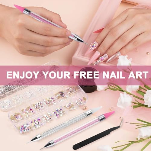 Full 7 piece rhinestone applicator kit components