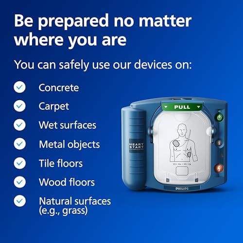 Emergency medical kit accessories included with HeartStart defibrillator