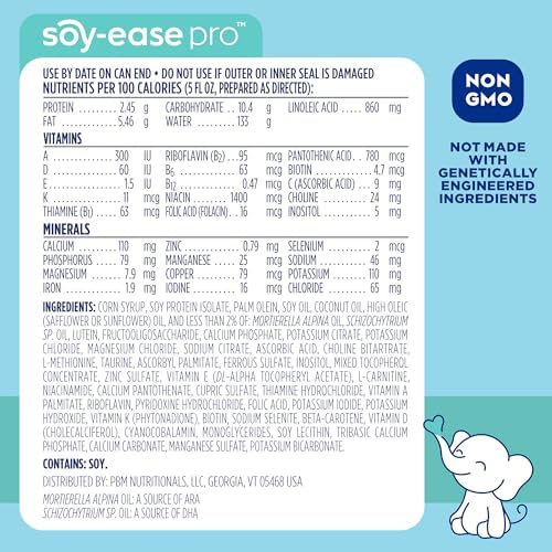 Good Start plant-based soy formula for infant gas and fussiness product base view.