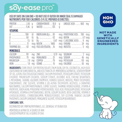 Good Start plant-based soy formula for infant gas and fussiness product base view.
