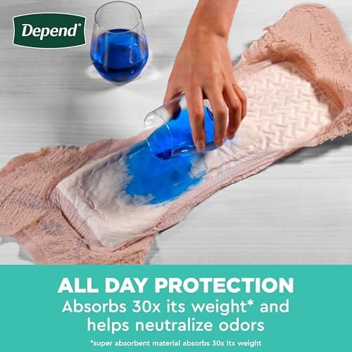 Depend fresh protection large size underwear with surefit waistband