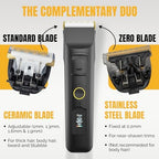 Side view of Brio Zero Blade precision teeth