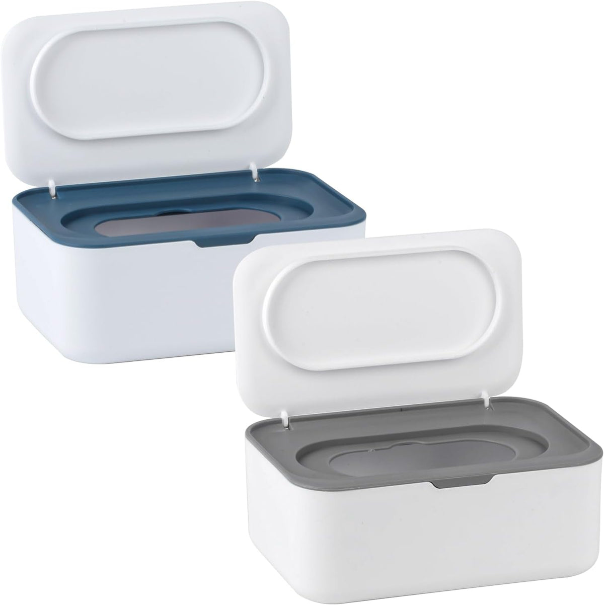 Qbxmy7 2-piece baby wipes dispenser set front view