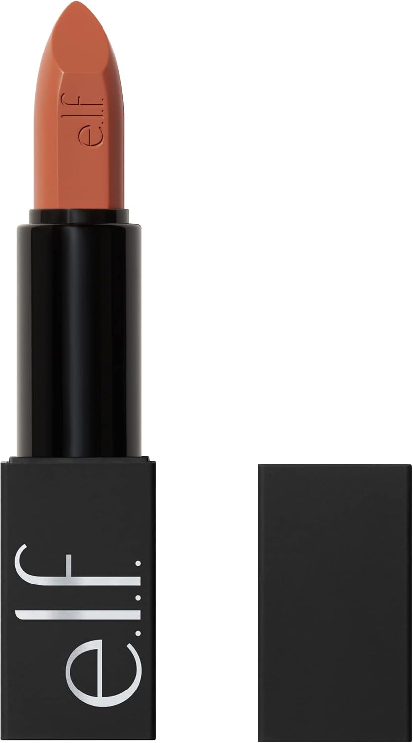 e.l.f. O Face Satin Lipstick, Richly Pigmented, Nourishing & Long-Lasting Creamy Lipstick, Infused With Jojoba, Vegan & Cruelty-Free, Hustle - Image 13