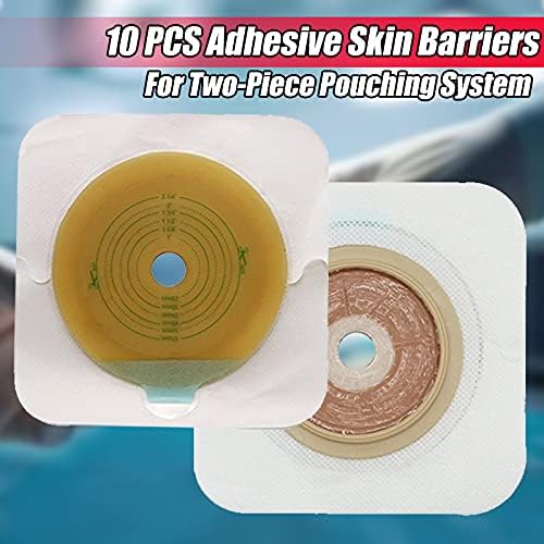Backing perspective of the LotFancy medical grade adhesive wafer with flexible fabric borders