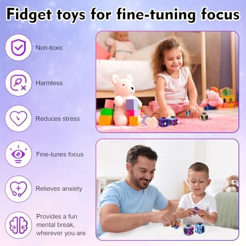 Four pack collection of authentic Fangool hand held stress relief toys for kids and adults.
