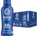 Koia Elite Plant Based Protein Shake Vanilla front view showing 32g protein label.