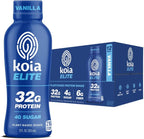 Koia Elite Plant Based Protein Shake Vanilla front view showing 32g protein label.