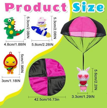 Unbranded cartoon character parachute toys flying toys for kids outdoor play