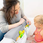 Baby Booth bath accessory set showing 1.75 inch thick foam