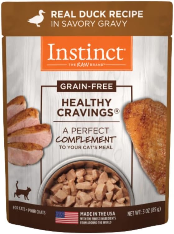 Instinct Healthy Cravings Natural Wet Cat Food Topper, Grain Free Recipe - Variety Pack, 3 oz. Pouches (Pack of 12) - Image 9